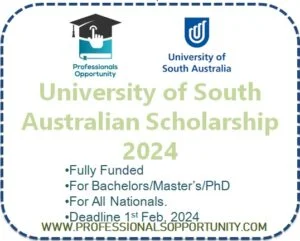 University of South Australia Scholarships 2024