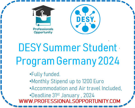 DESY Summer Student Program 2024 Germany