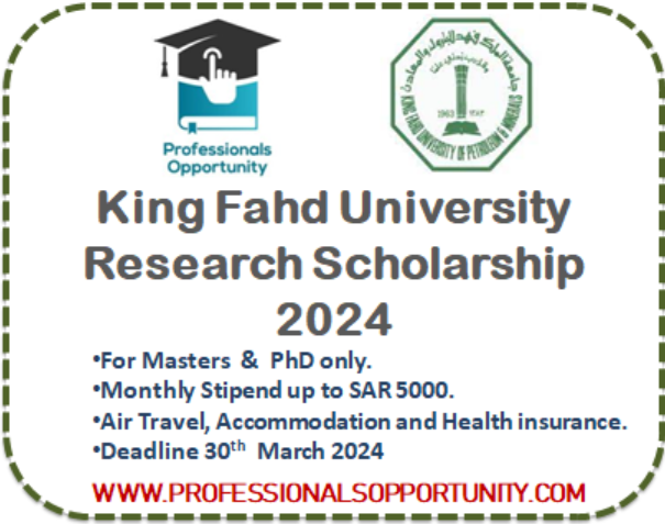 KFUPM Research Scholarship  2024