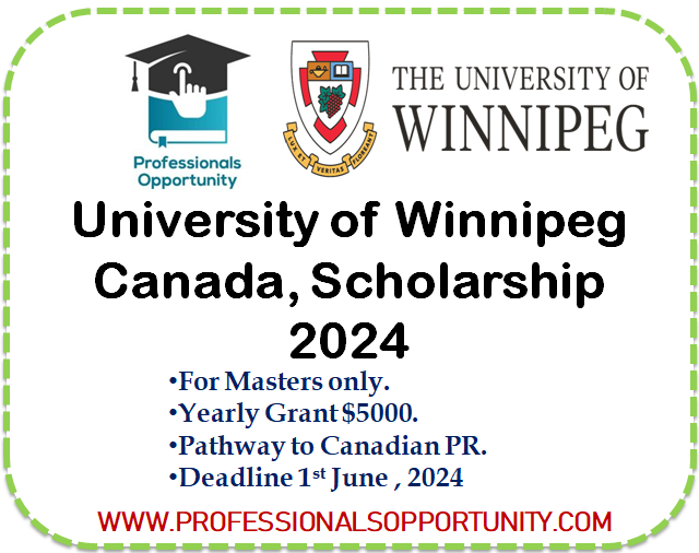 University of Winnipeg , Canada | Scholarship 2024-2025