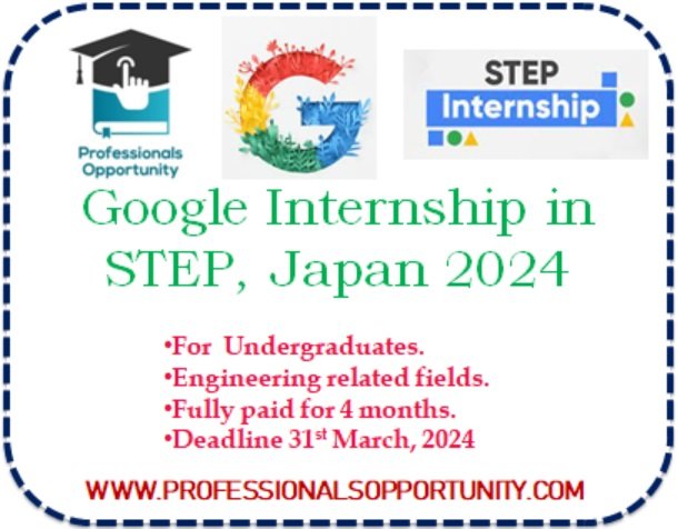 Google Internship in STEP, Japan 2024