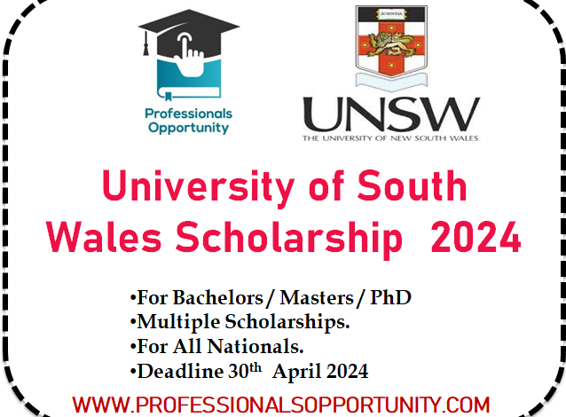 University of South Wales Scholarships 2024