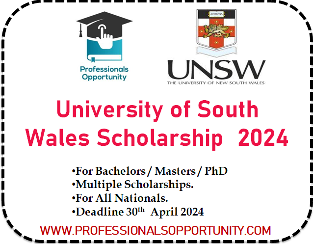 University of South Wales Scholarships 2024