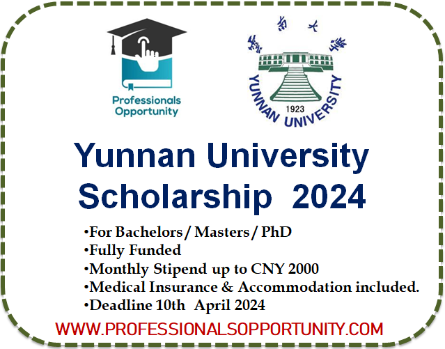 Yunnan University Scholarship | 2024 China