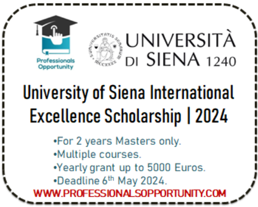 University of Siena International Excellence Scholarship | 2024
