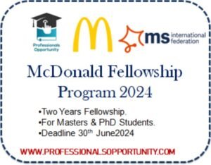 McDonald Fellowship