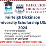 Fairleigh Dickinson University Scholarship | USA 2024-2025