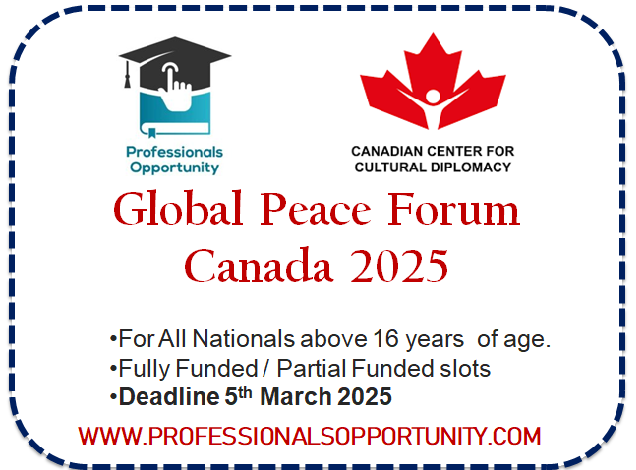 Cultural Diplomacy, Conflict Resolution & Global Peace Forum