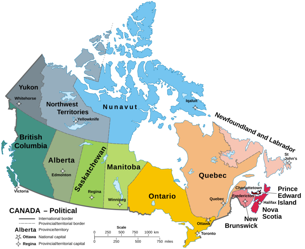 Canada provinces